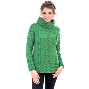 Irish fisherman's Aran knit sweater